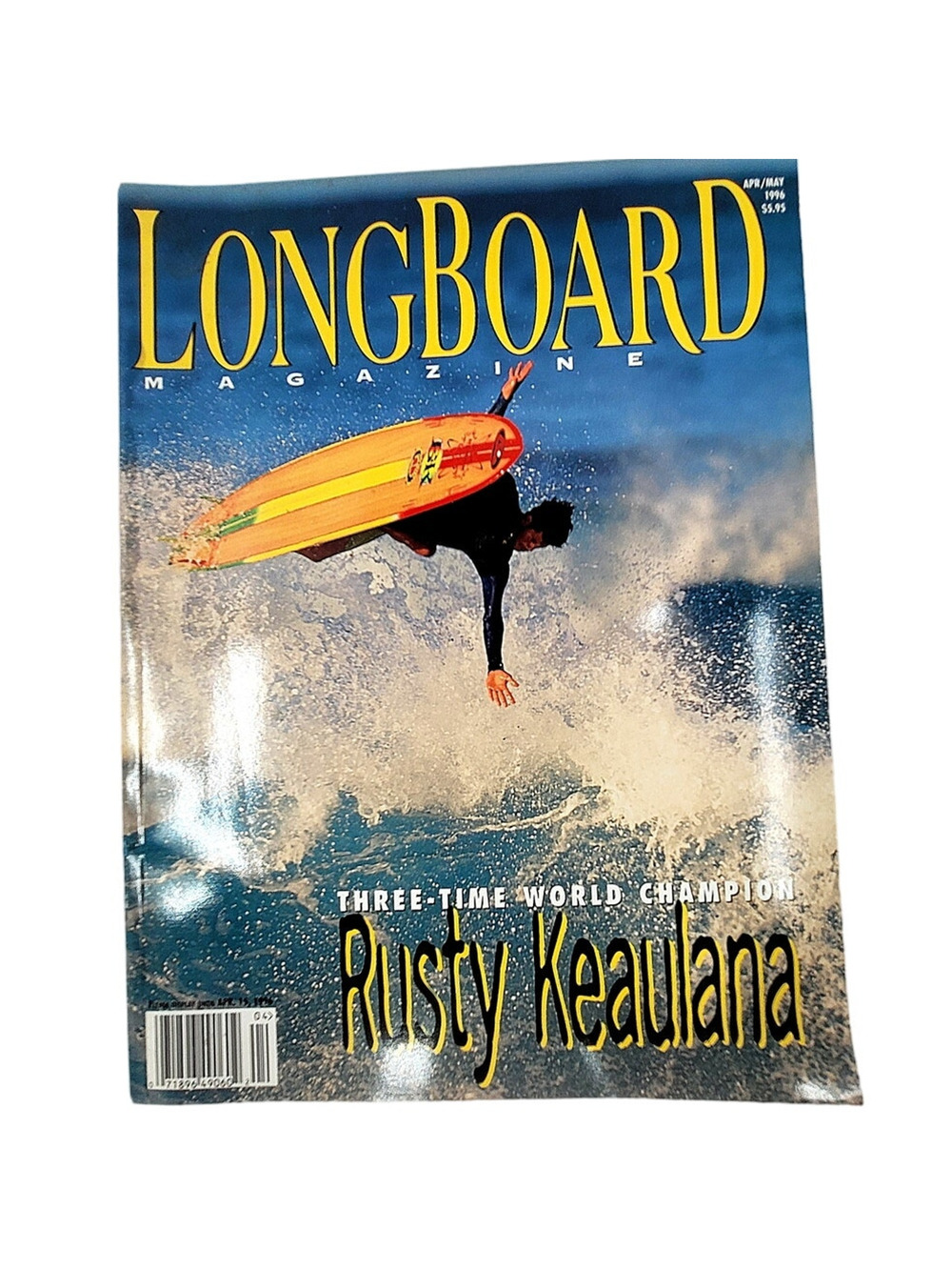 The LongBoard‎ Quarterly Vintage Surfer Magazine April May 1996 Ephemera